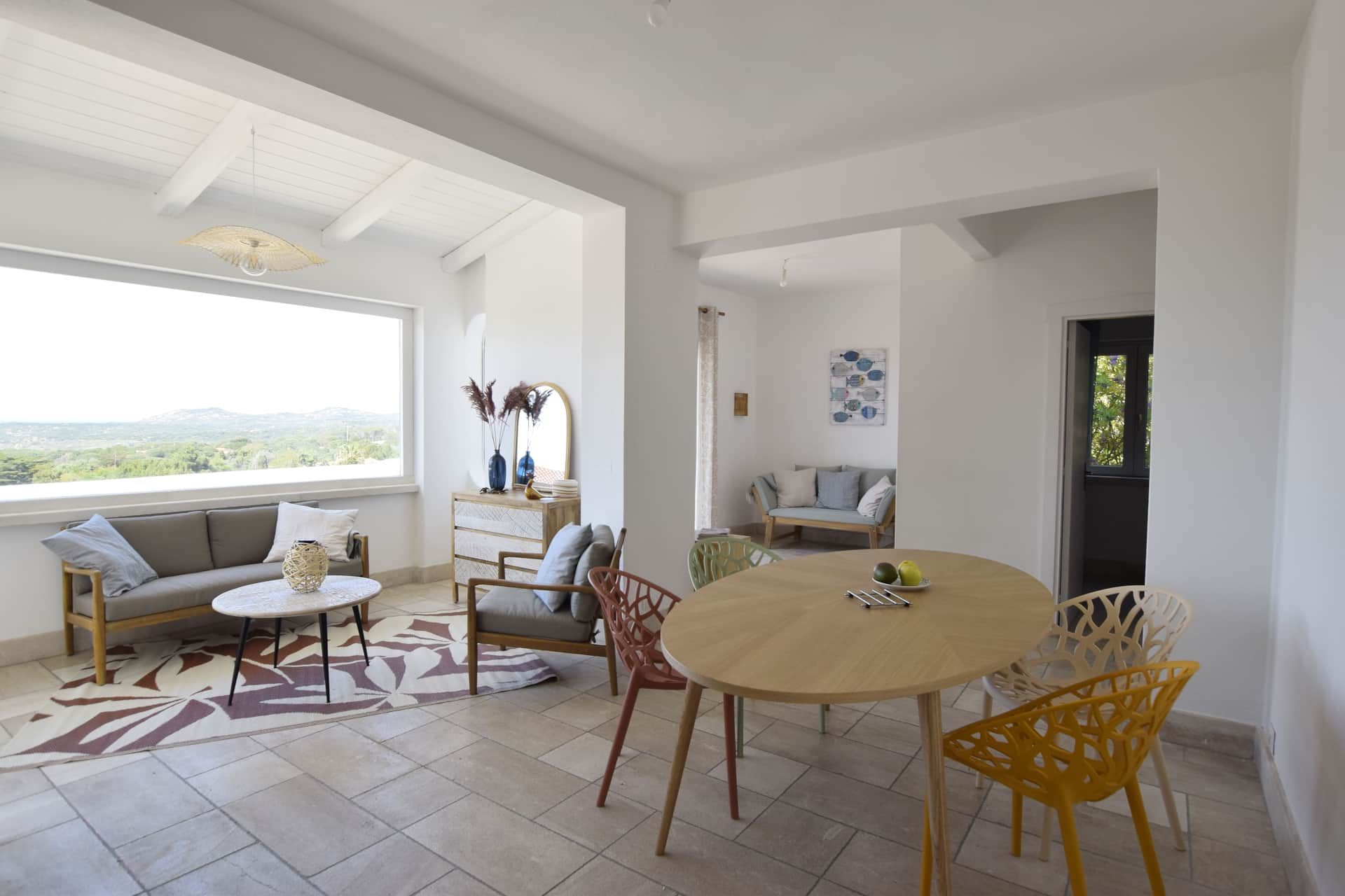 Séjour coucher de soleil